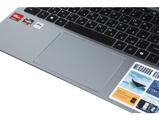 Ноутбук Tecno MegaBook K15SFA/71005000403/Ryzen 5-7535HS/16Gb/1Tb/15,6 FHD IPS/Win11 серый